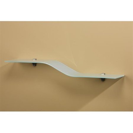 AMORE DESIGNS Amore Designs CPTSVERVEOP Concepts Verve Opaque Glass Shelf CPTSVERVEOP